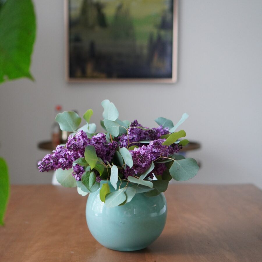 Sage Glass Vase