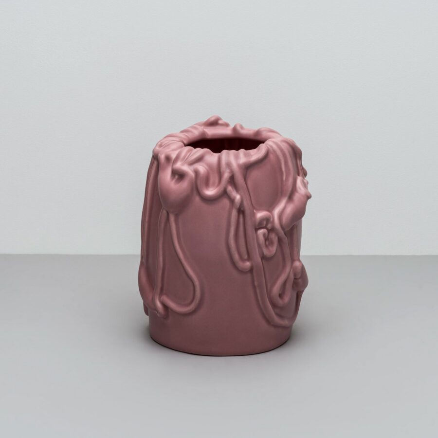 Nostalgia Rose Molten Edge Statement Vase