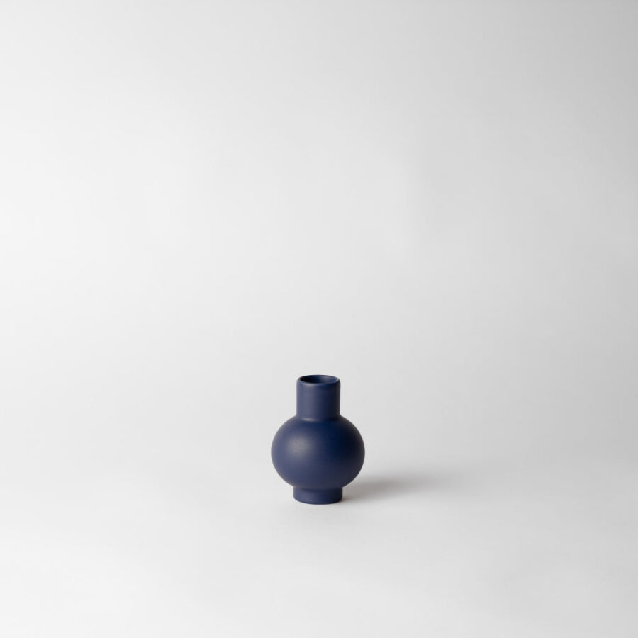 Blue Mini Globe Bud Vase