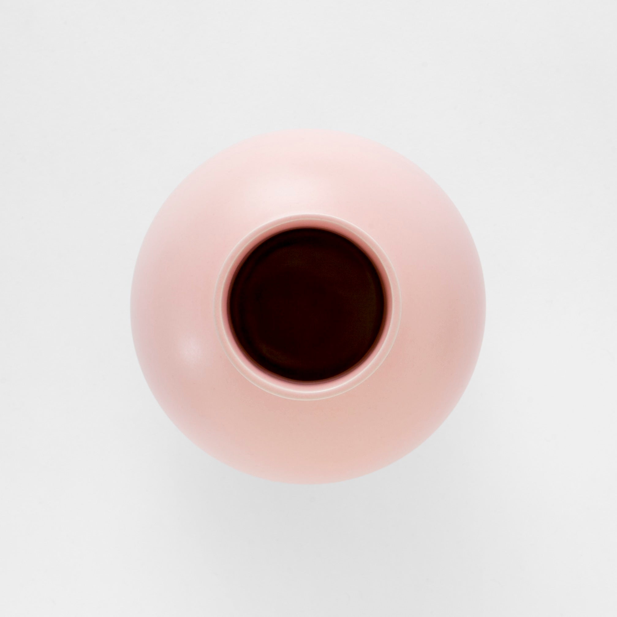 XL Coral Blush Globe Statement Vase - Image 2