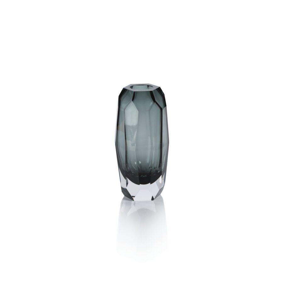 Smoke Glass Vase
