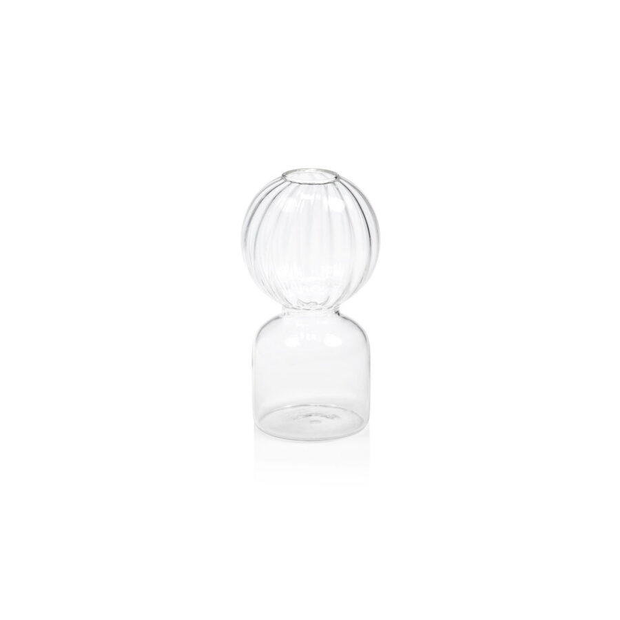 Clear Single Stem Glass Vase