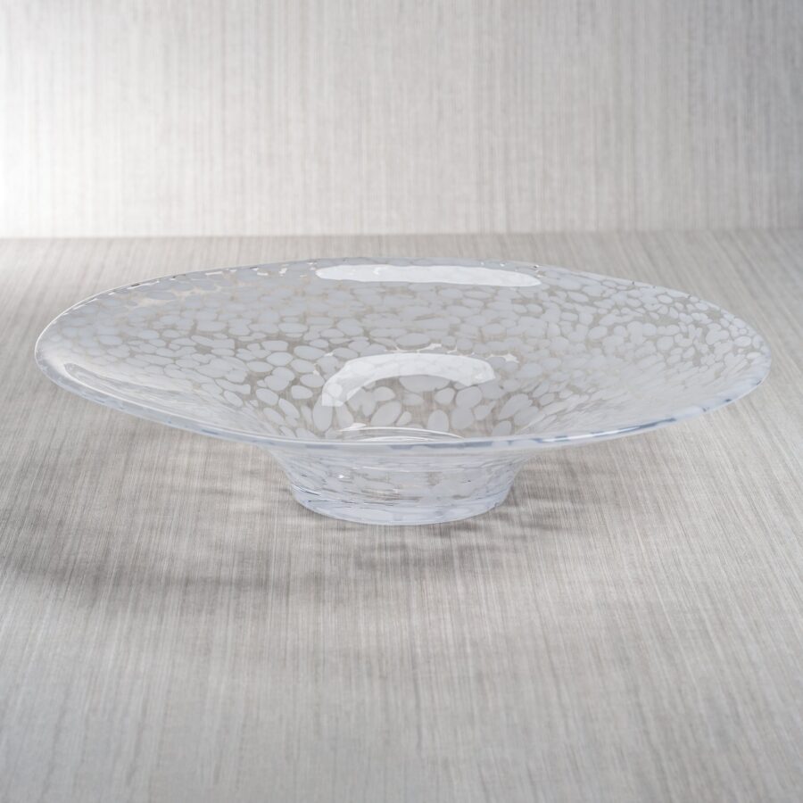 Confetti Glass Centerpiece Bowl